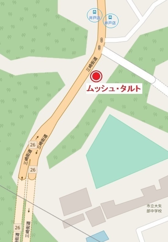 横須賀・カフェ「ムッシュ・タルト」地図